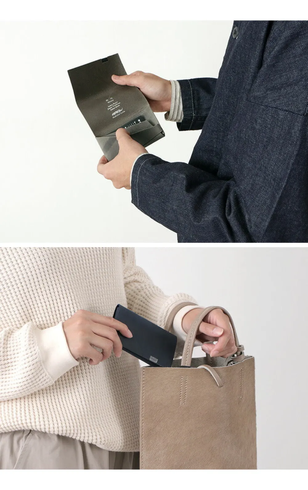 所作 Wallets^/ 【B】Card Case Oil Nubuck