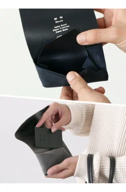 所作 Wallets^/ 【B】Card Case Oil Nubuck