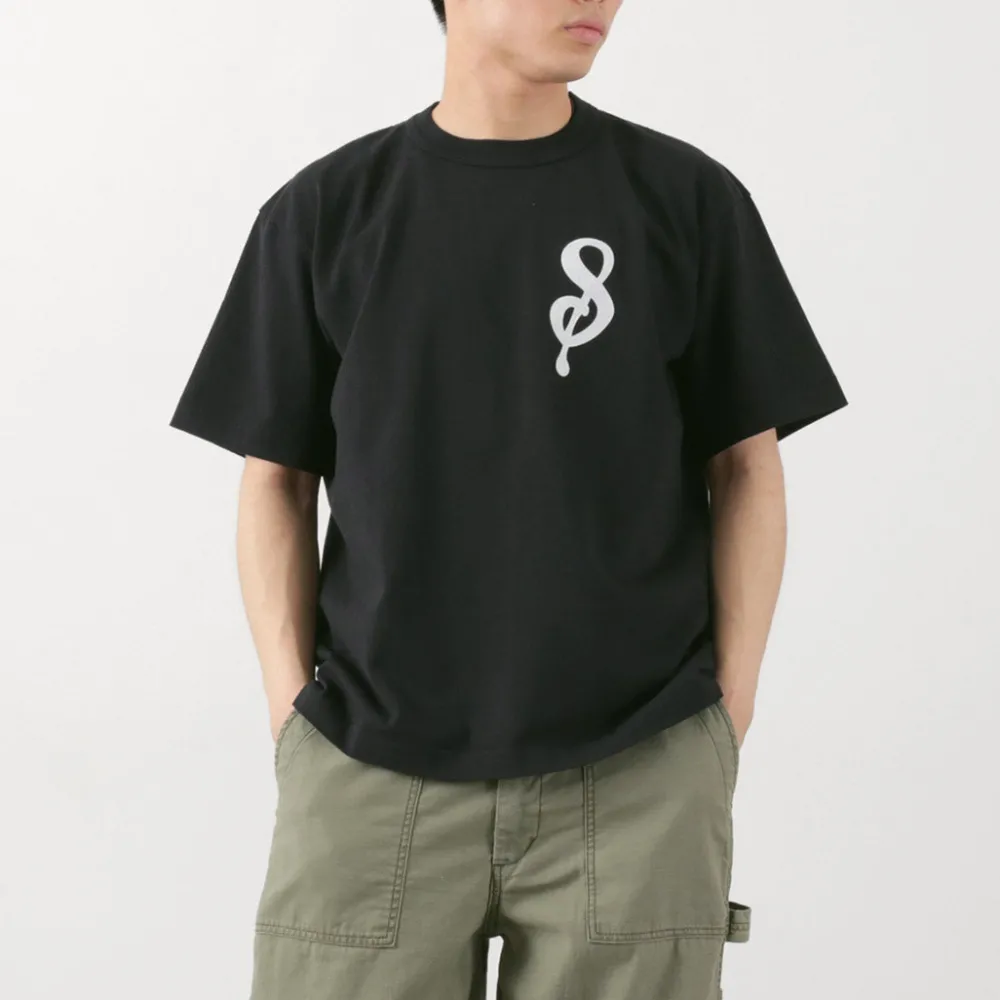 A.G.SPALDING&BROS T-Shirts^/ 14/Jersey Felt Letter Short Sleeve T-Shirt S Logo