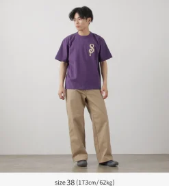 A.G.SPALDING&BROS T-Shirts^/ 14/Jersey Felt Letter Short Sleeve T-Shirt S Logo
