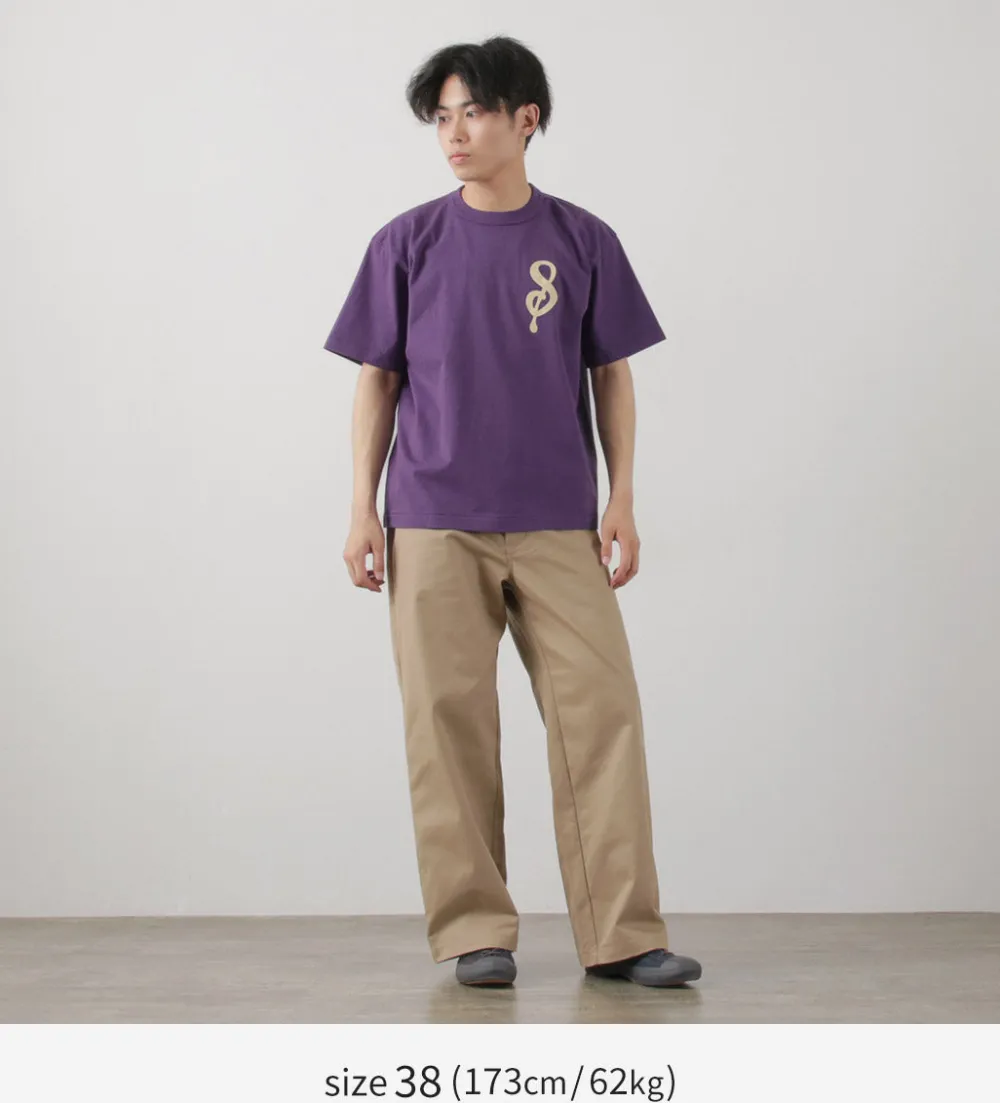 A.G.SPALDING&BROS T-Shirts^/ 14/Jersey Felt Letter Short Sleeve T-Shirt S Logo