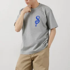A.G.SPALDING&BROS T-Shirts^/ 14/Jersey Felt Letter Short Sleeve T-Shirt S Logo