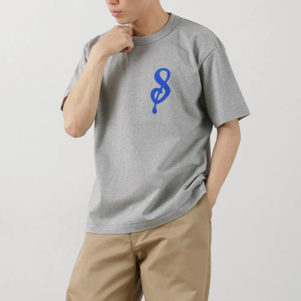 A.G.SPALDING&BROS T-Shirts^/ 14/Jersey Felt Letter Short Sleeve T-Shirt S Logo