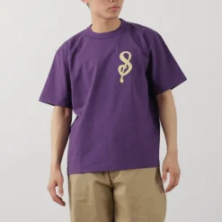 A.G.SPALDING&BROS T-Shirts^/ 14/Jersey Felt Letter Short Sleeve T-Shirt S Logo