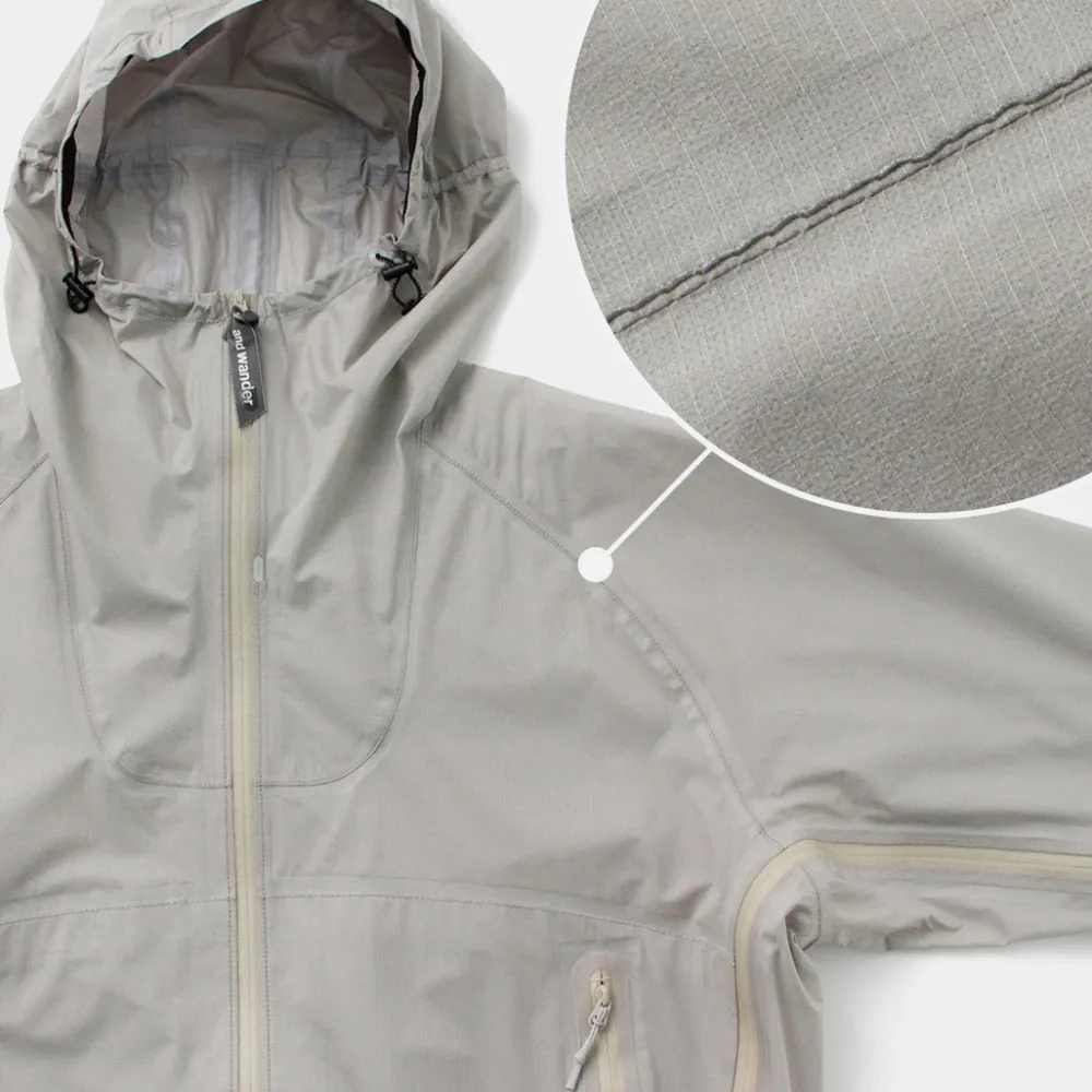 AND WANDER Jackets^/ 3 Layer Ultralight Rain Jacket