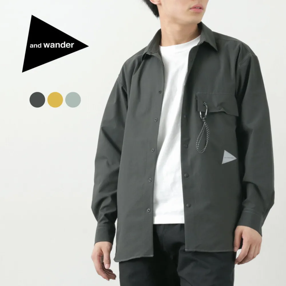 AND WANDER Shirts^/ Dry BreathableLong Sleeve Shirt