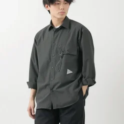 AND WANDER Shirts^/ Dry BreathableLong Sleeve Shirt