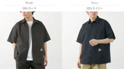 AND WANDER Shirts^/ Dry Soft Seersucker Short Sleeve Shirt