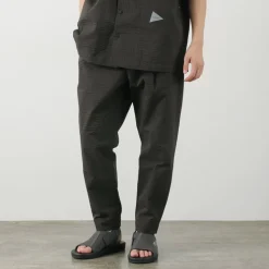 AND WANDER Trousers^/ Dry Soft Seersucker Pants