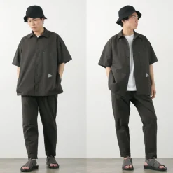 AND WANDER Trousers^/ Dry Soft Seersucker Pants