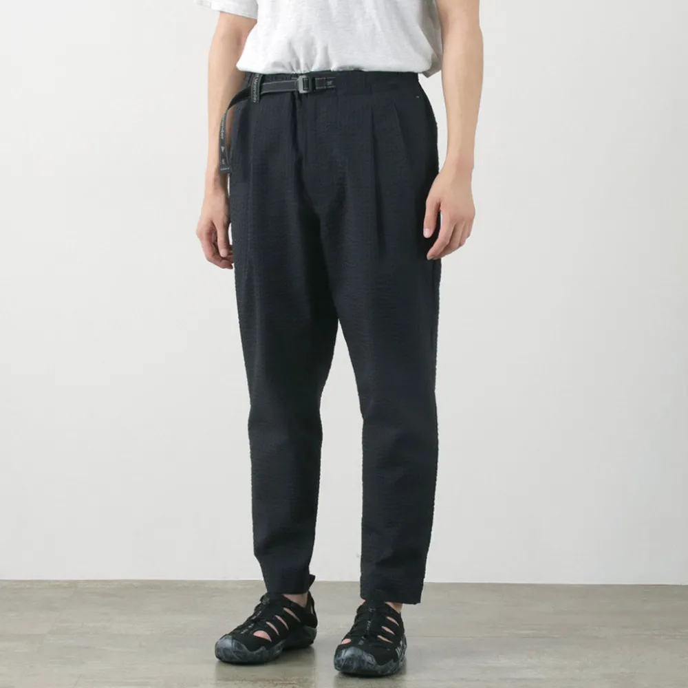 AND WANDER Trousers^/ Dry Soft Seersucker Pants