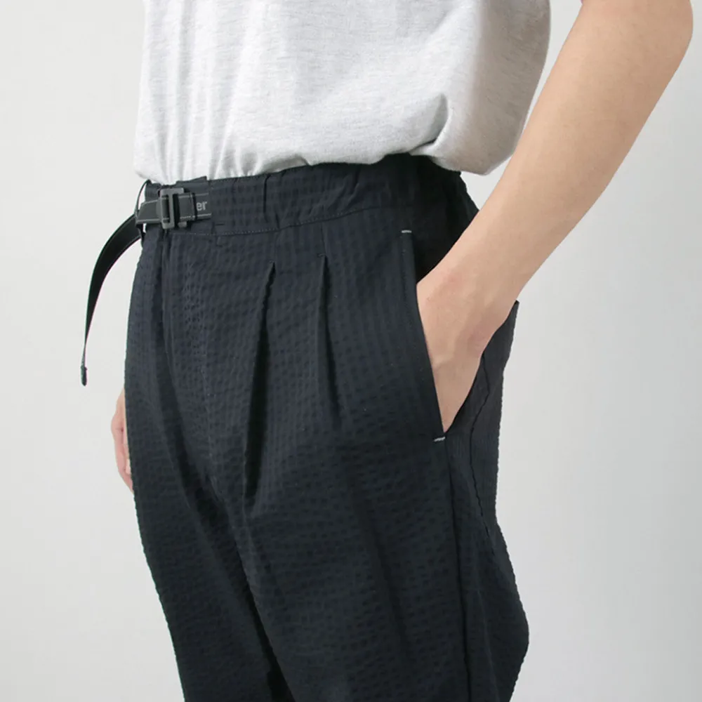 AND WANDER Trousers^/ Dry Soft Seersucker Pants