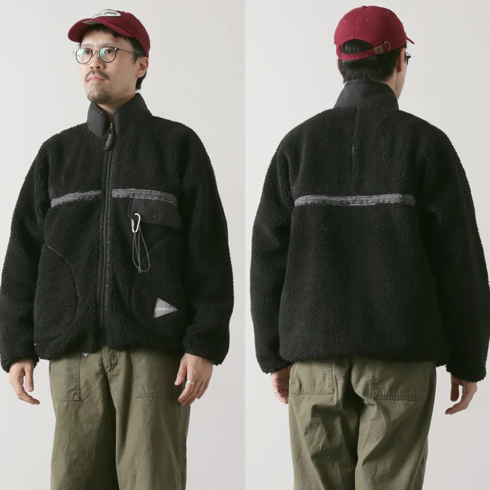 AND WANDER Jackets^/ Gramicci Jacquard Tape Fleece Jacket
