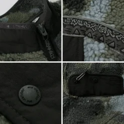 AND WANDER Jackets^/ Gramicci Jacquard Tape Fleece Jacket