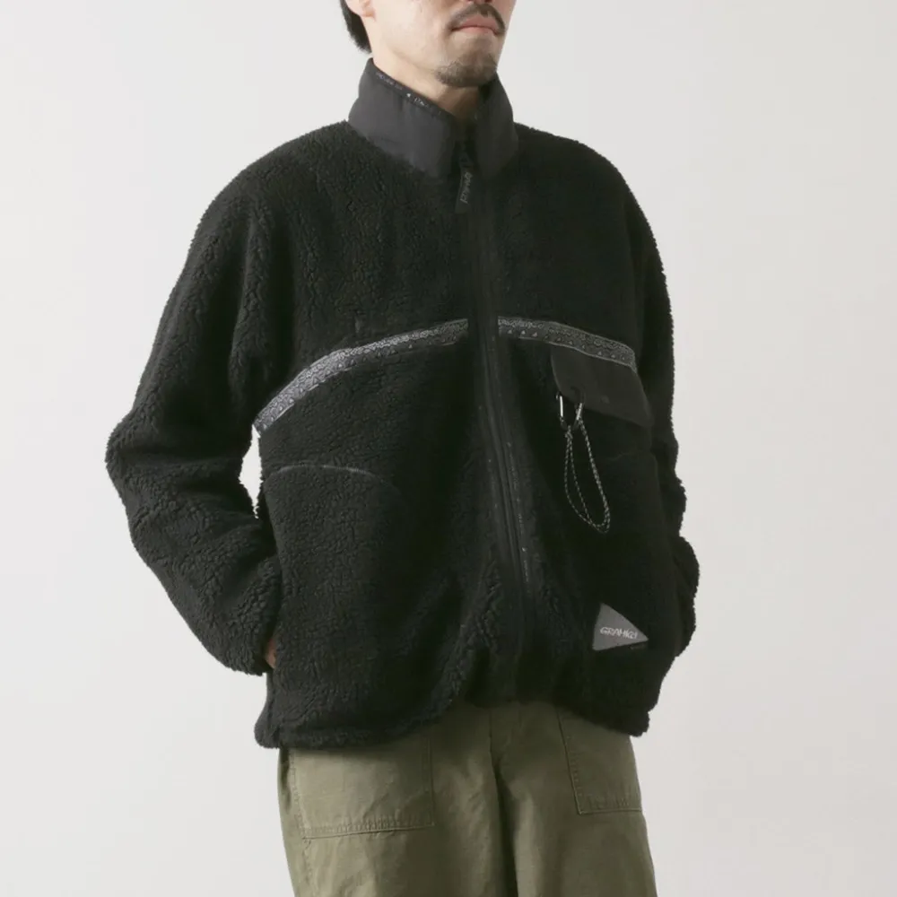 AND WANDER Jackets^/ Gramicci Jacquard Tape Fleece Jacket