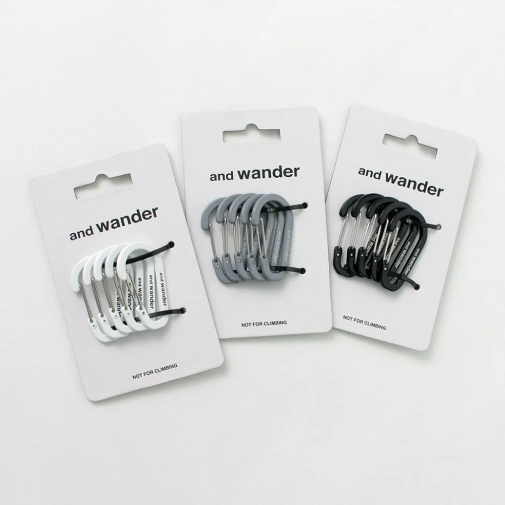 AND WANDER Other Goods^/ Mini carabiner set