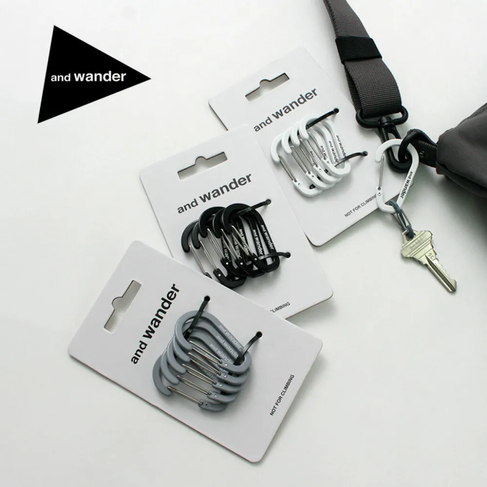 AND WANDER Other Goods^/ Mini carabiner set