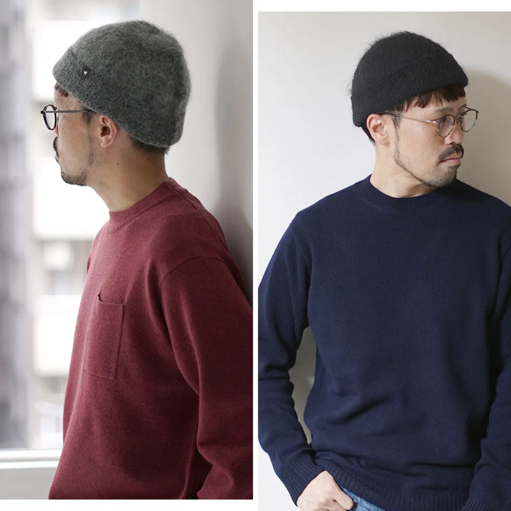 AND WANDER Hats^/ Mohair Wool Knit Cap