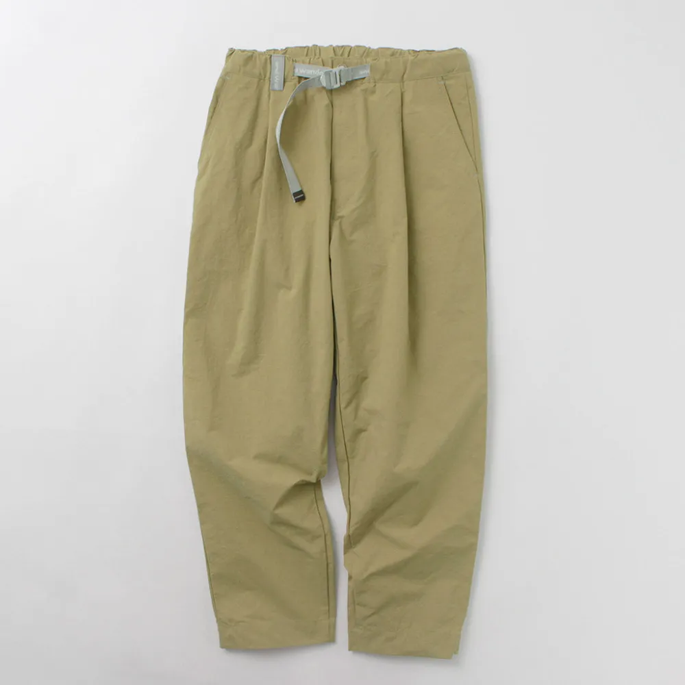AND WANDER Work Pants & Chinos^/ Nylon Chino Tucked Tapered Pants