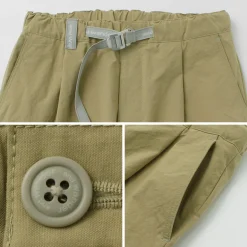 AND WANDER Work Pants & Chinos^/ Nylon Chino Tucked Tapered Pants