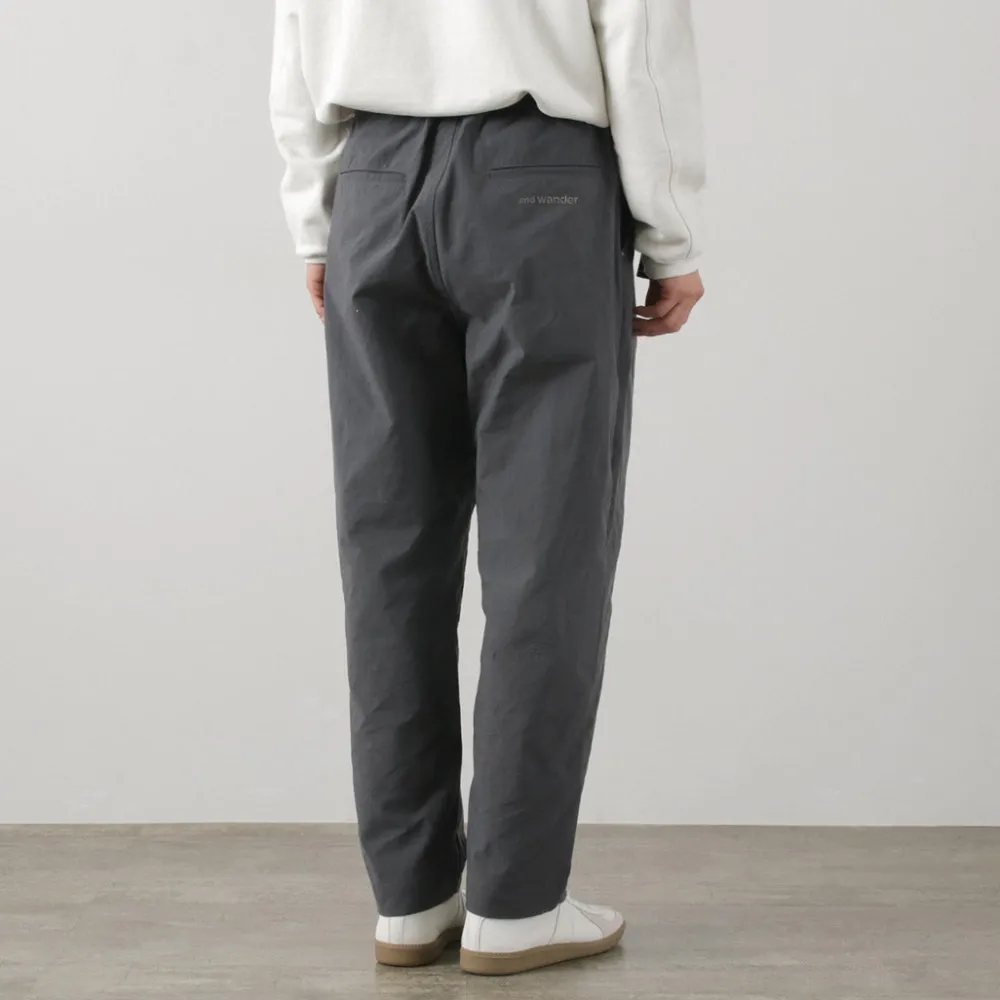 AND WANDER Work Pants & Chinos^/ Nylon Chino Tucked Tapered Pants