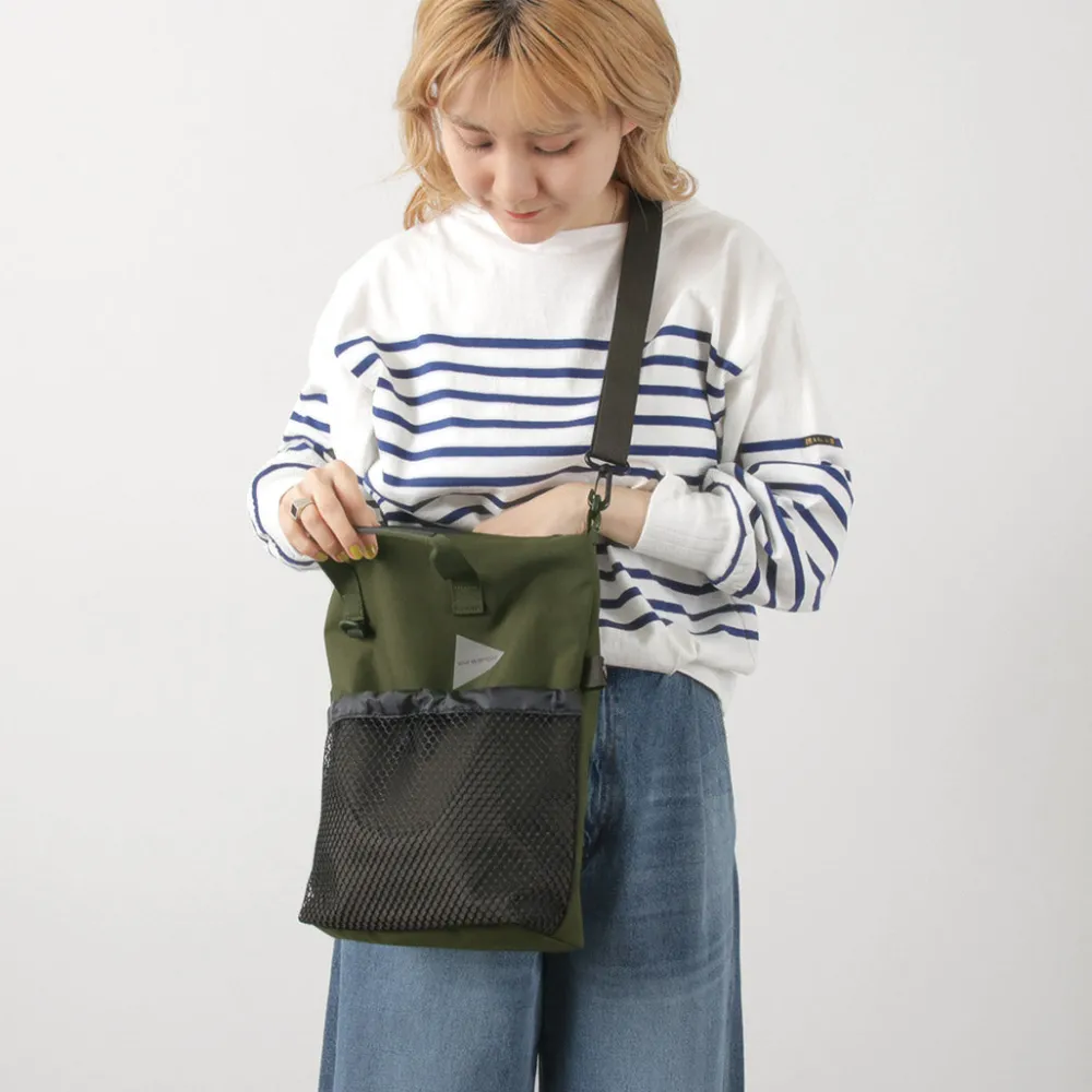 AND WANDER Tote Bags|Shoulder Bags^/ PE/CO 2-Way Bag