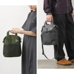 AND WANDER Tote Bags|Shoulder Bags^/ PE/CO 2-Way Bag