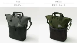 AND WANDER Tote Bags|Shoulder Bags^/ PE/CO 2-Way Bag