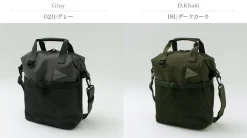 AND WANDER Shoulder Bags^/ PE/CO 2-way bag