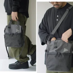 AND WANDER Shoulder Bags^/ PE/CO 2-way bag