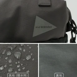 AND WANDER Shoulder Bags^/ PE/CO 2-way bag
