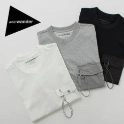 AND WANDER T-Shirts^/ Pocket T-Shirt