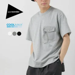 AND WANDER T-Shirts^/ Pocket T-Shirt