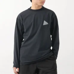 AND WANDER T-Shirts^/ Rash Guard M black