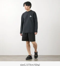 AND WANDER T-Shirts^/ Rash Guard M black