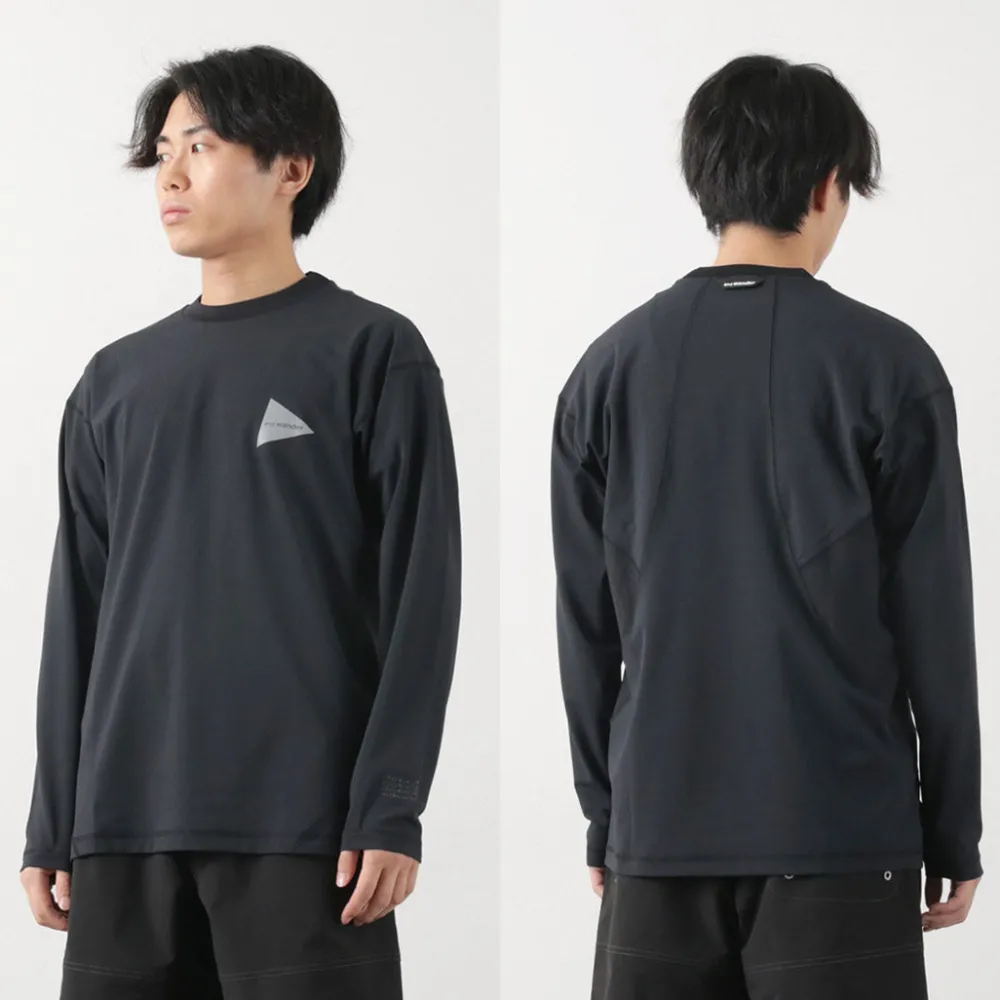 AND WANDER T-Shirts^/ Rash Guard M black