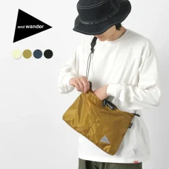 AND WANDER Shoulder Bags^/ Sil Sacoche