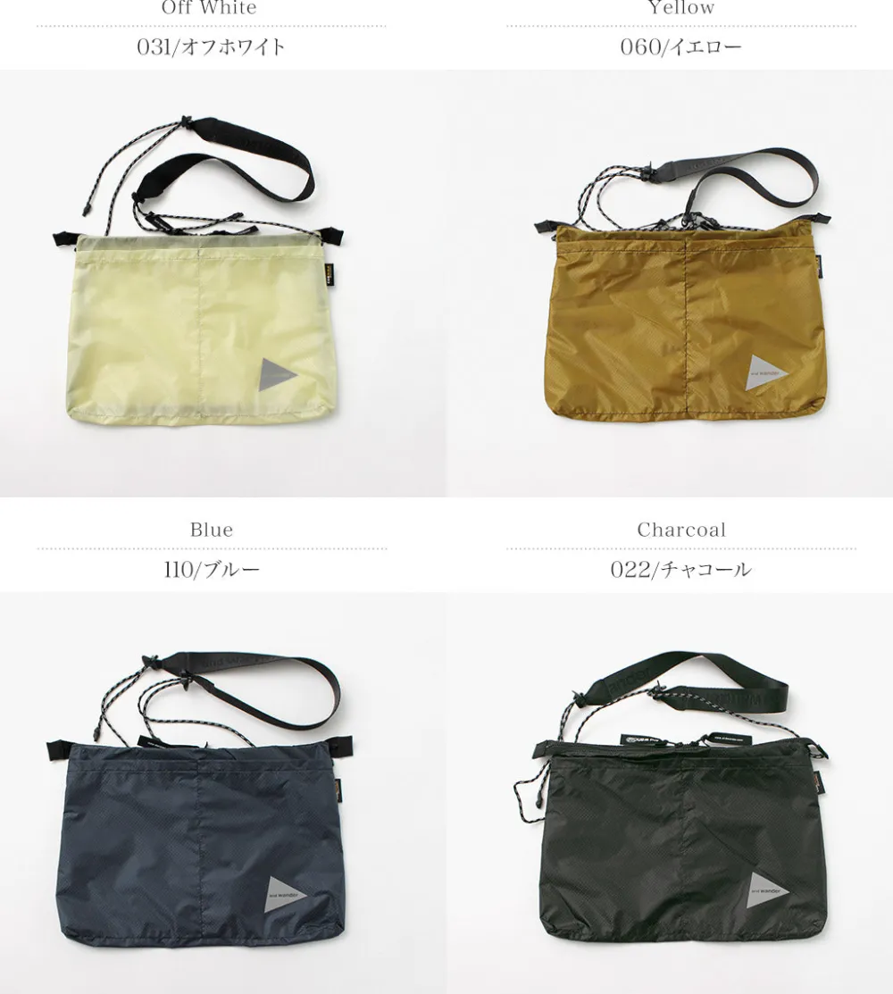 AND WANDER Shoulder Bags^/ Sil Sacoche