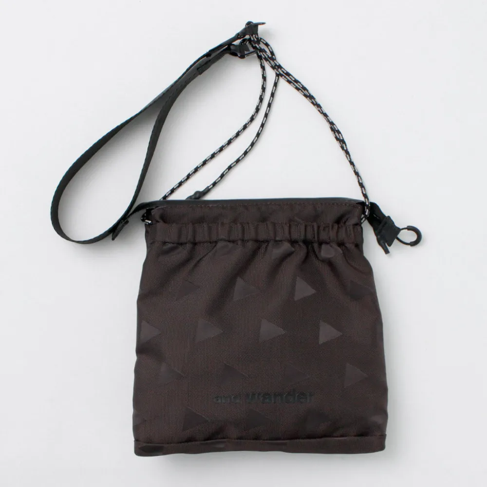 AND WANDER Shoulder Bags^/ Triangle Jacquard Sakosh
