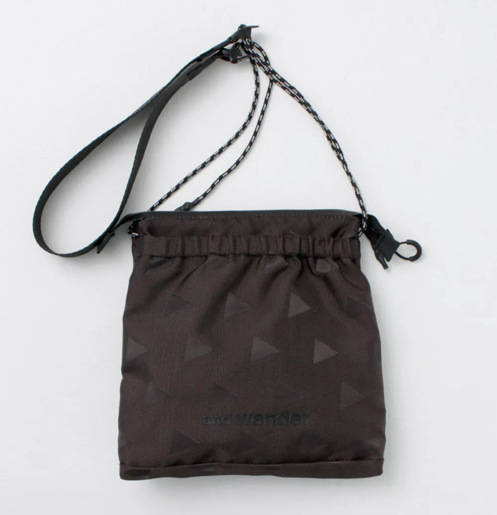 AND WANDER Shoulder Bags^/ Triangle Jacquard Sakosh