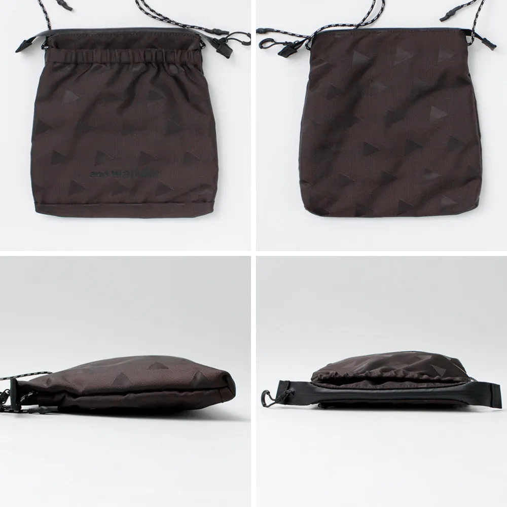 AND WANDER Shoulder Bags^/ Triangle Jacquard Sakosh