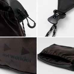 AND WANDER Shoulder Bags^/ Triangle Jacquard Sakosh