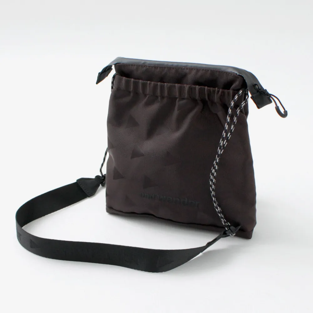 AND WANDER Shoulder Bags^/ Triangle Jacquard Sakosh