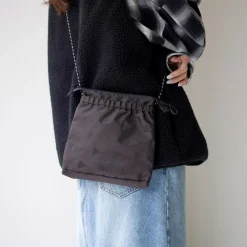 AND WANDER Shoulder Bags^/ Triangle Jacquard Sakosh