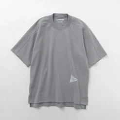 AND WANDER T-Shirts^/ UV-cut dry short sleeve t-shirt