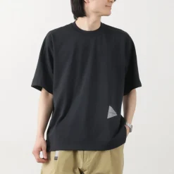 AND WANDER T-Shirts^/ UV-cut dry short sleeve t-shirt