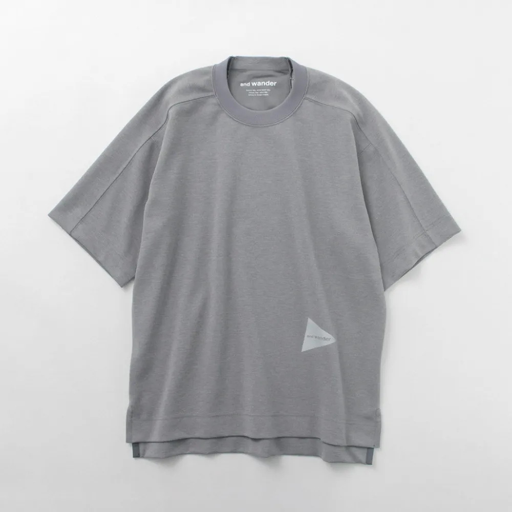 AND WANDER T-Shirts^/ UV-cut dry short sleeve t-shirt