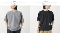 AND WANDER T-Shirts^/ UV-cut dry short sleeve t-shirt