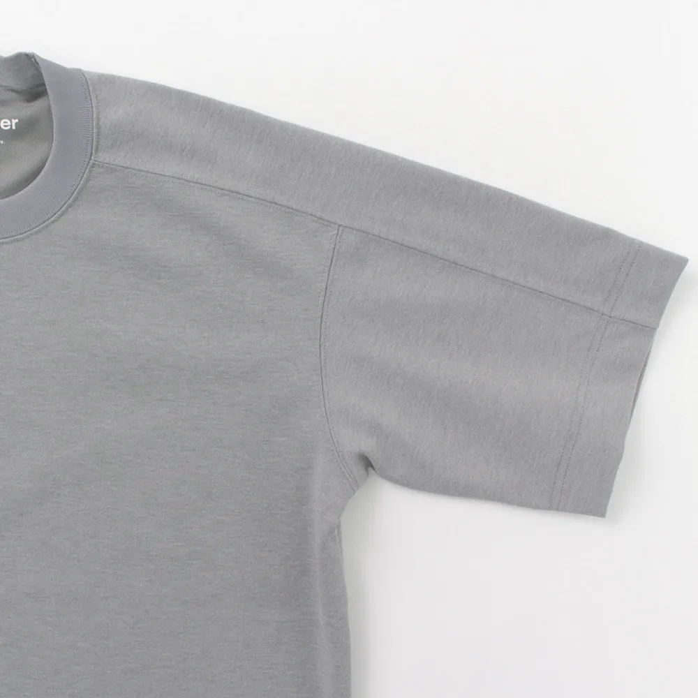 AND WANDER T-Shirts^/ UV-cut dry short sleeve t-shirt