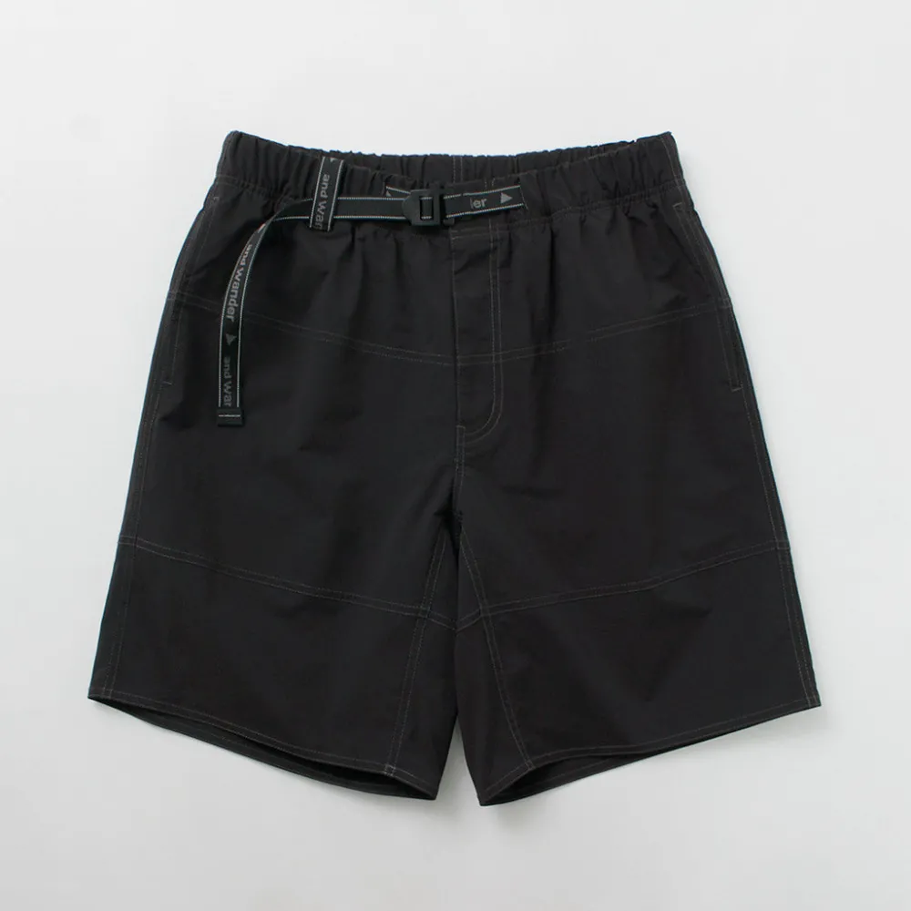 AND WANDER Shorts^/ Wave Shorts black